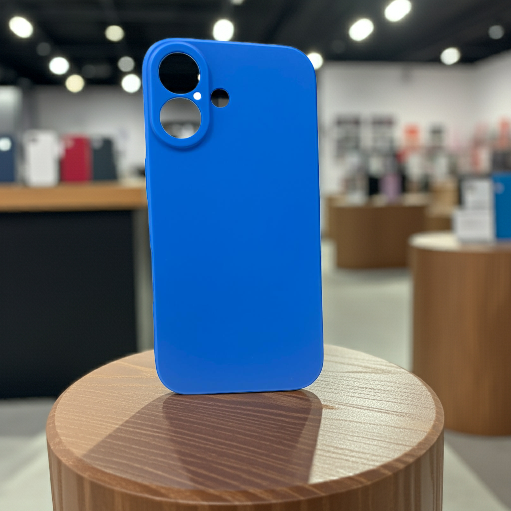 Cover iPhone 16 blu - Protezione colorata e stile per il tuo smartphone - MOKO