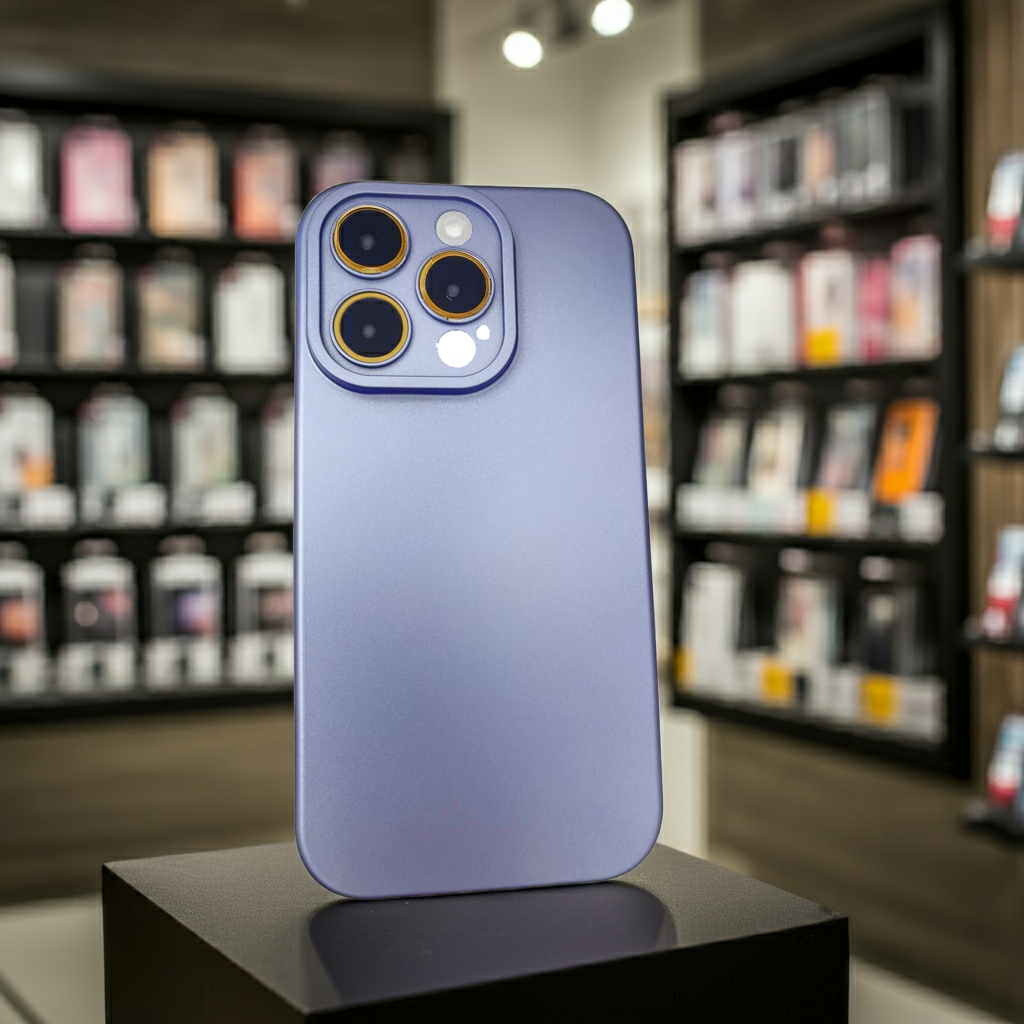 Cover Iphone 15 Pro Lilla - Custodia Colorata per Proteggere il Tuo Smartphone - MOKO