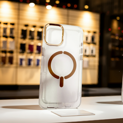 Cover trasparente iPhone 16 Plus MagSafe in rame - MOKO