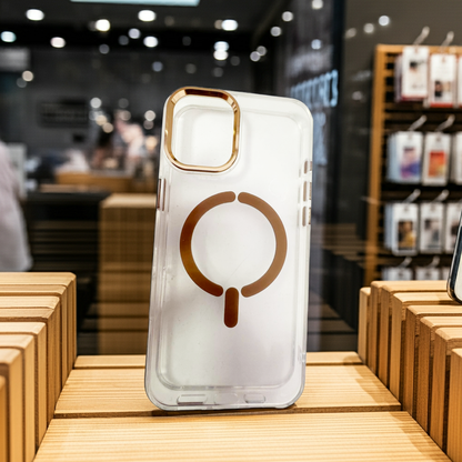 Cover trasparente iPhone 16 Plus MagSafe in rame - MOKO