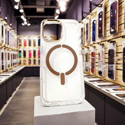 Cover trasparente MagSafe iPhone 16 rame - MOKO