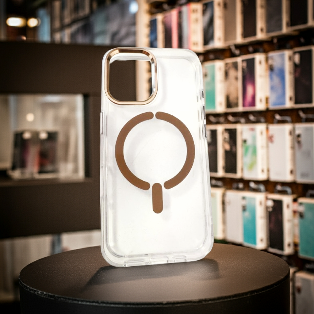 Cover trasparente MagSafe iPhone 16 rame - MOKO