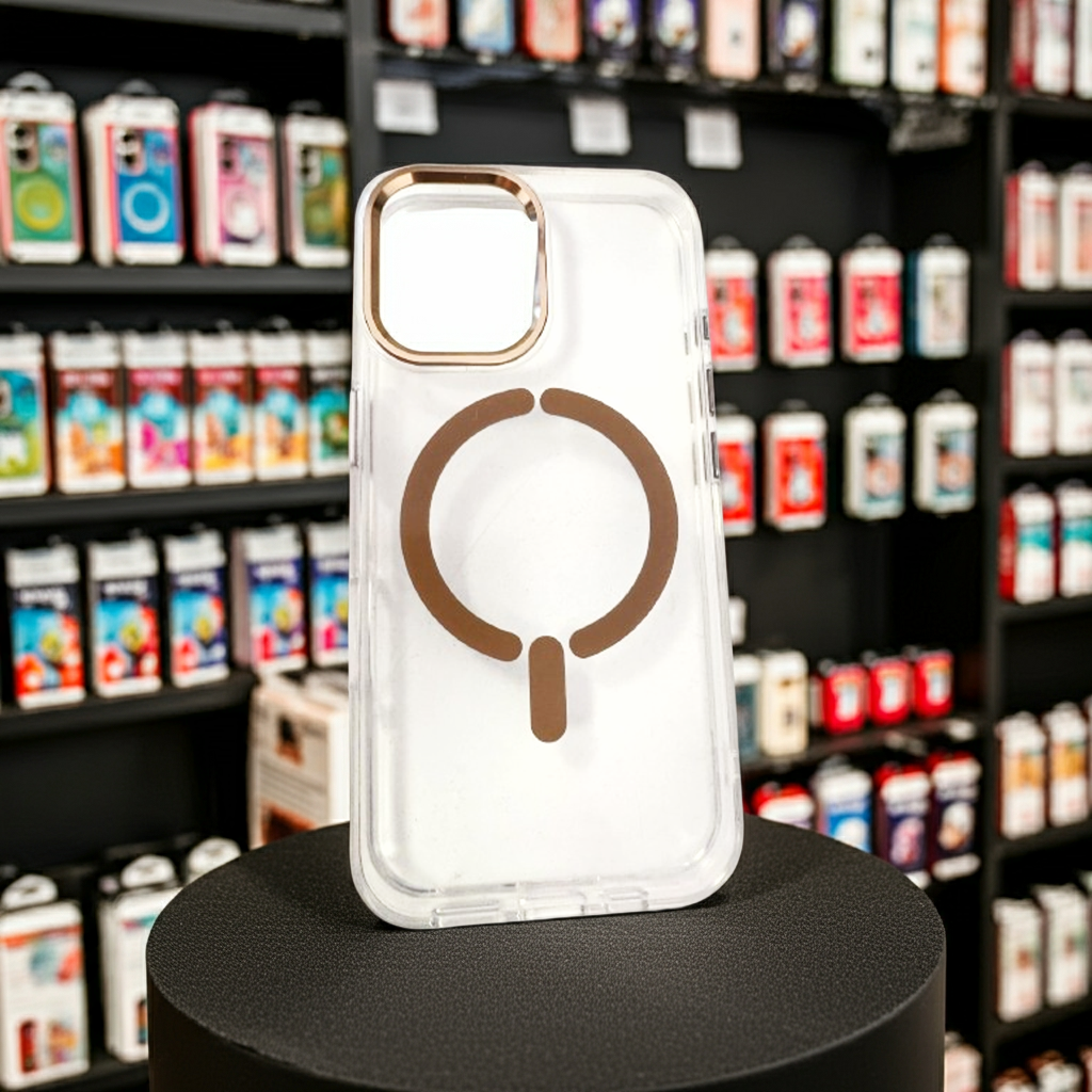 Cover trasparente MagSafe iPhone 16 rame - MOKO