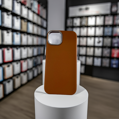 Cover colorata iPhone 15 marrone - Stile e Protezione per il Tuo Smartphone - MOKO