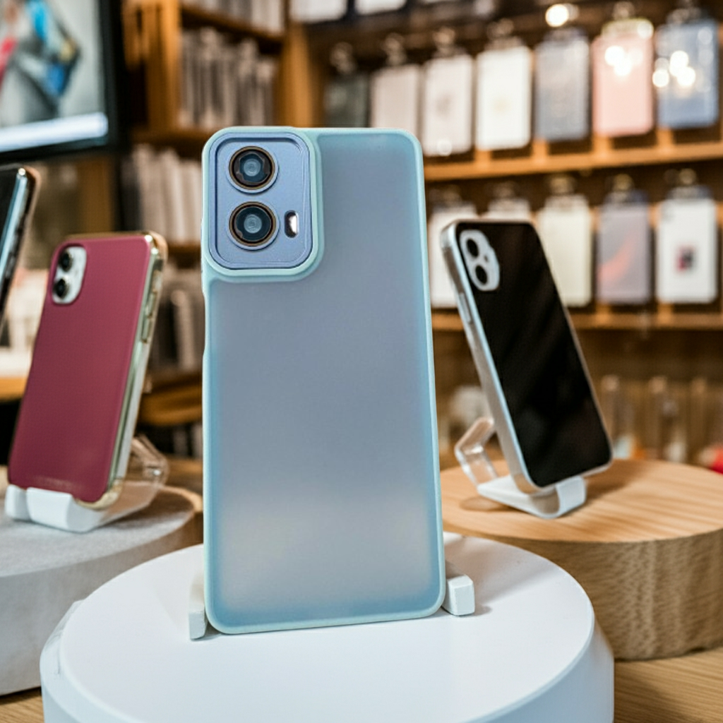 Cover semitrasparente Motorola G04 G24 E14 - Stile e protezione per il tuo smartphone - MOKO