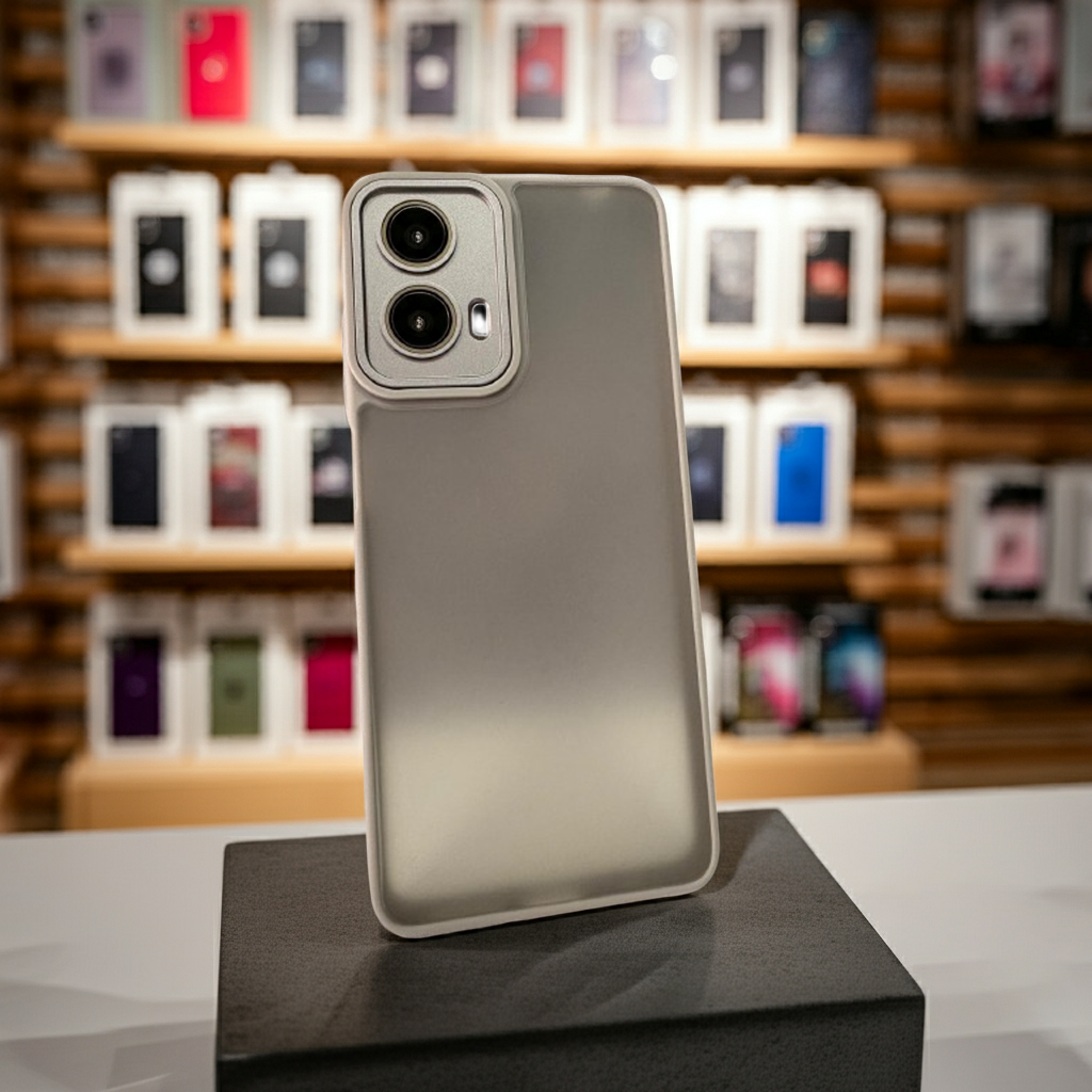 Cover Motorola G04 G24 E14 grigio - Cover colorata semitrasparente per una protezione elegante - MOKO