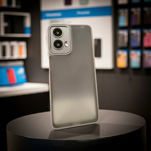 Cover Motorola G04 G24 E14 grigio - Cover colorata semitrasparente per una protezione elegante - MOKO