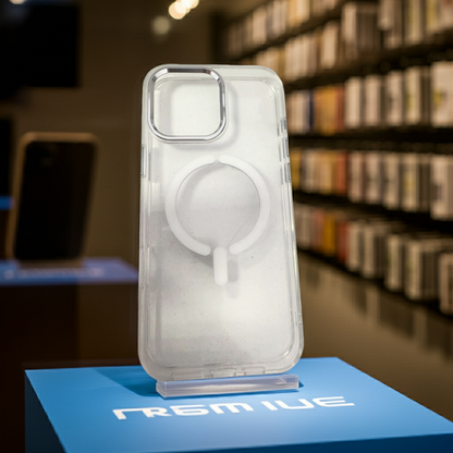 Cover trasparente iPhone 16 Pro Max MagSafe - Bianco - MOKO