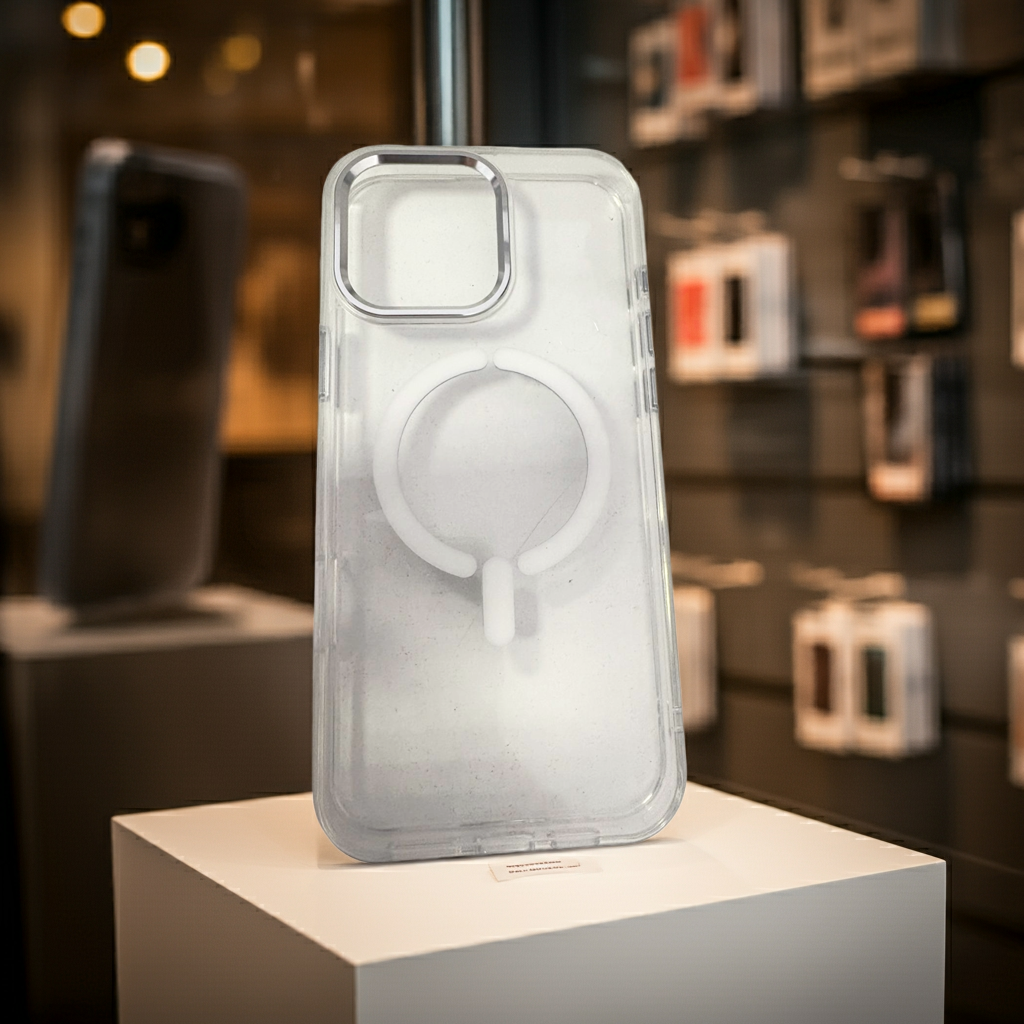 Cover trasparente iPhone 16 Pro Max MagSafe - Bianco - MOKO