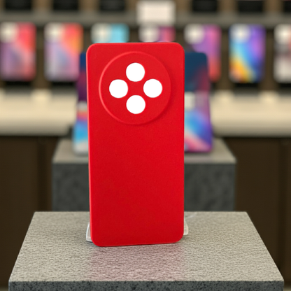 Cover Oppo Reno 12 rosso - Custodia colorata per protezione e stile, Cover Oppo Reno 12 fs rosso - MOKO