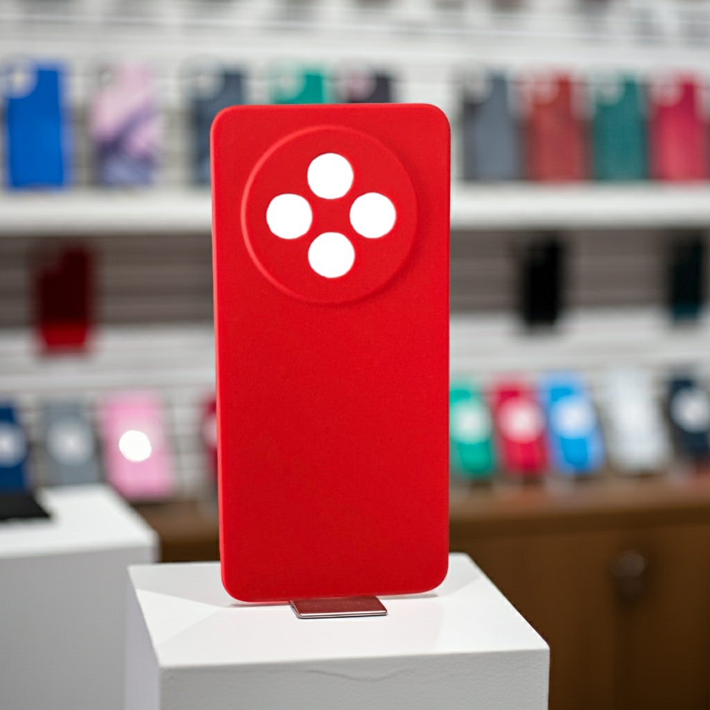 Cover Oppo Reno 12 rosso - Custodia colorata per protezione e stile, Cover Oppo Reno 12 fs rosso - MOKO