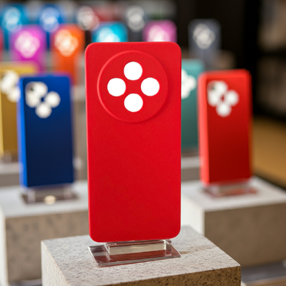 Cover Oppo Reno 12 rosso - Custodia colorata per protezione e stile, Cover Oppo Reno 12 fs rosso - MOKO