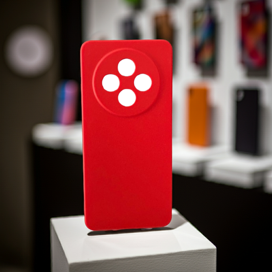 Cover Oppo Reno 12 rosso - Custodia colorata per protezione e stile, Cover Oppo Reno 12 fs rosso - MOKO