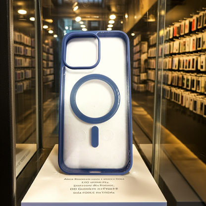 Cover trasparente iPhone 14 Pro Max MagSafe - Indaco - MOKO