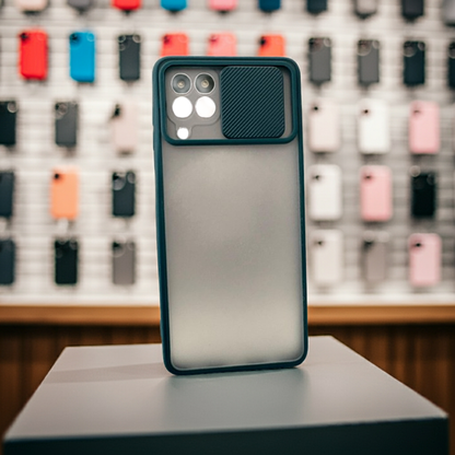 Cover Verde Samsung Galaxy A22 4G Semitrasparente - MOKO