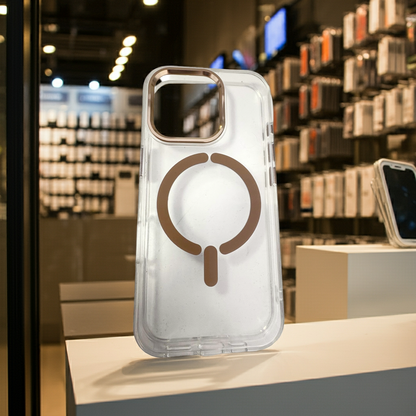 Cover trasparente iPhone 16 Pro MagSafe in rame - MOKO