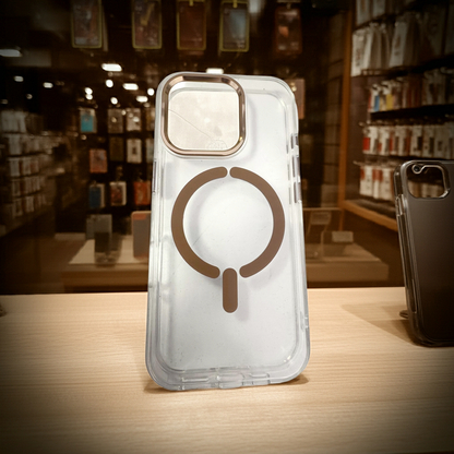 Cover trasparente iPhone 16 Pro MagSafe in rame - MOKO