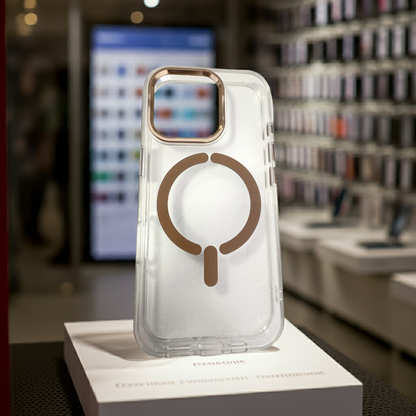 Cover trasparente iPhone 16 Pro MagSafe in rame - MOKO