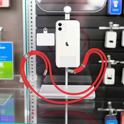Cordino Smartphone Rosso con Linguetta Stretta - MOKO