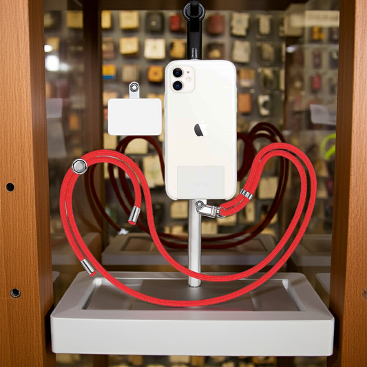 Cordino Smartphone Rosso con Linguetta Stretta - MOKO