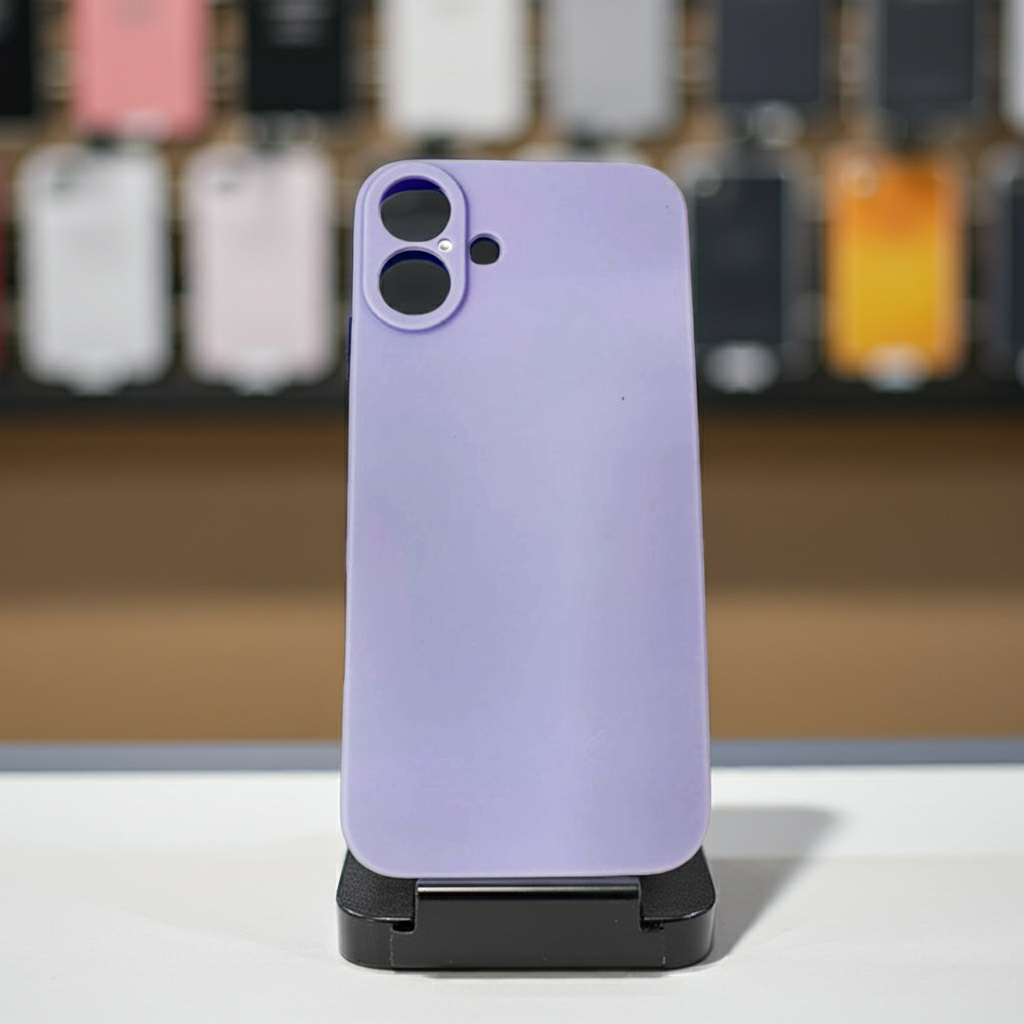 Cover colorata iPhone 16 Plus lilla - Stile e protezione unmatched - MOKO