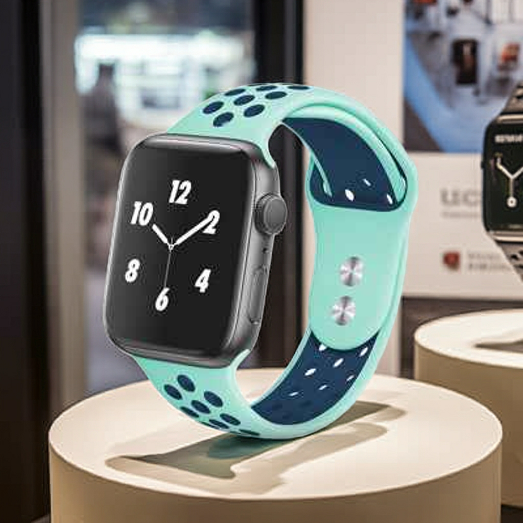 Cinturino smartwatch turchese blu: Comfort e Stile per il tuo Orologio - MOKO