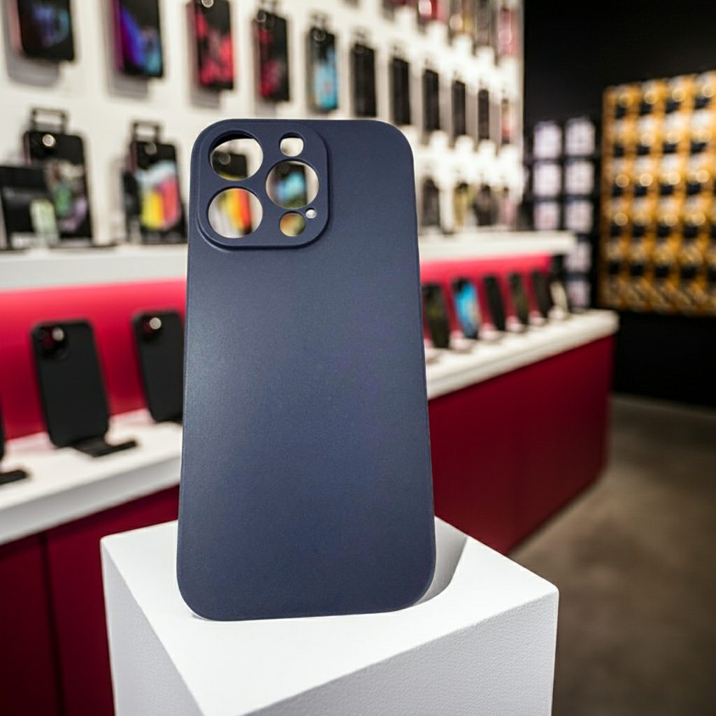 Cover colorata Iphone 16 Pro Max blu scuro - MOKO