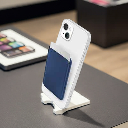 Portafoglio Magnetico Blu: Eleganza e Funzionalità in Uno - MOKO