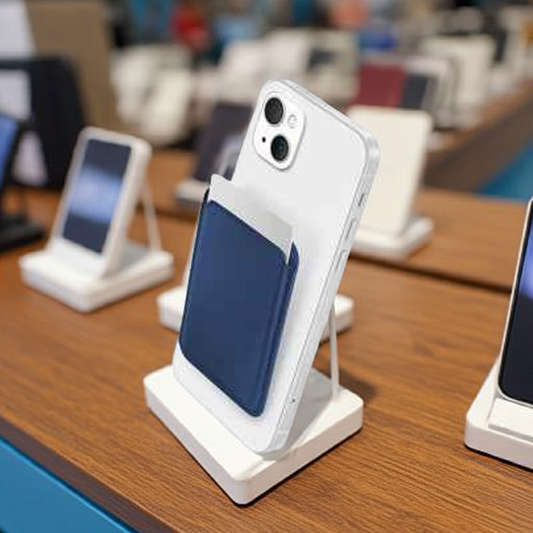 Portafoglio Magnetico Blu: Eleganza e Funzionalità in Uno - MOKO