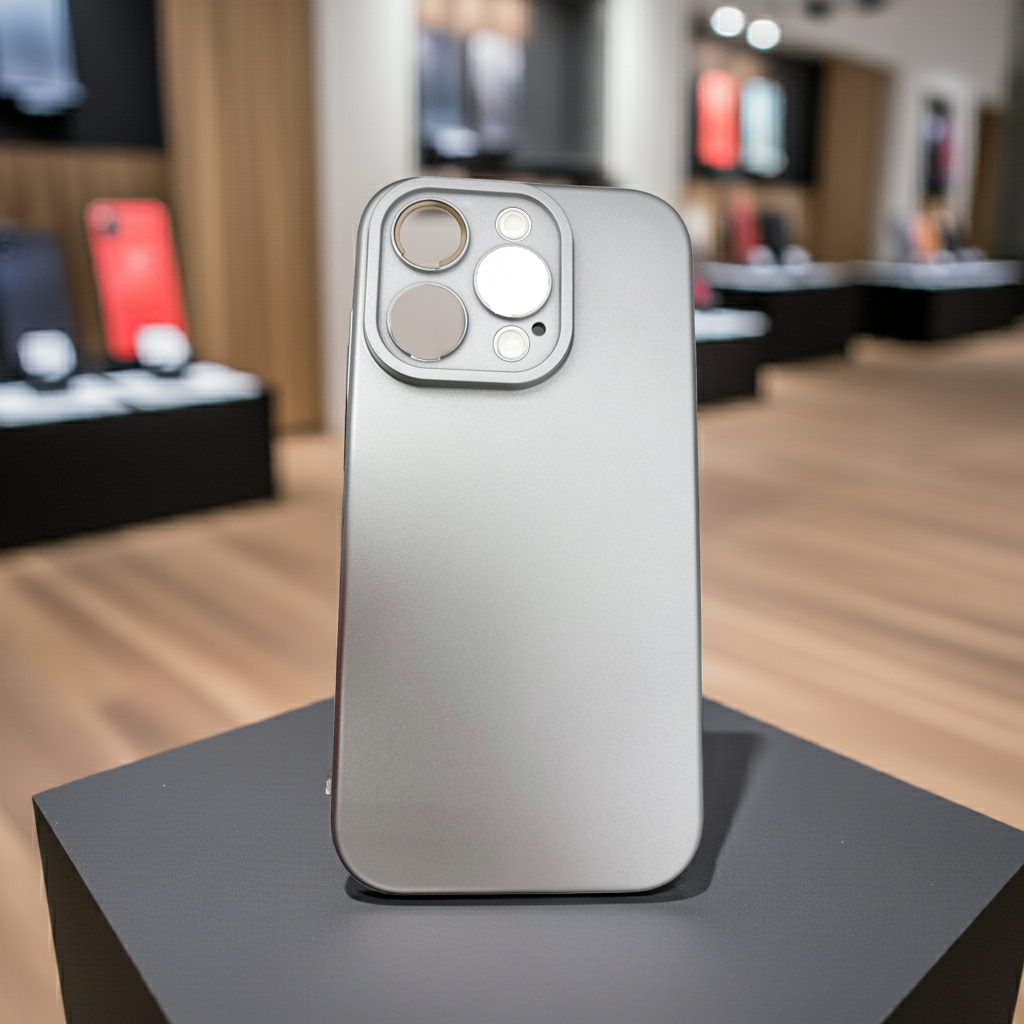 Cover iPhone 14 Pro Max argento - Protezione colorata e stilosa - MOKO