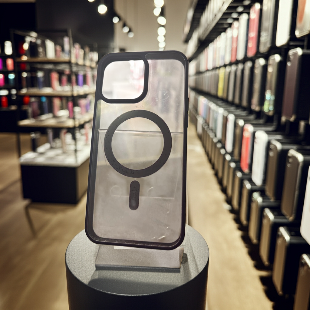 Cover trasparente iPhone 15 Pro Max MagSafe - Viola Scuro - MOKO