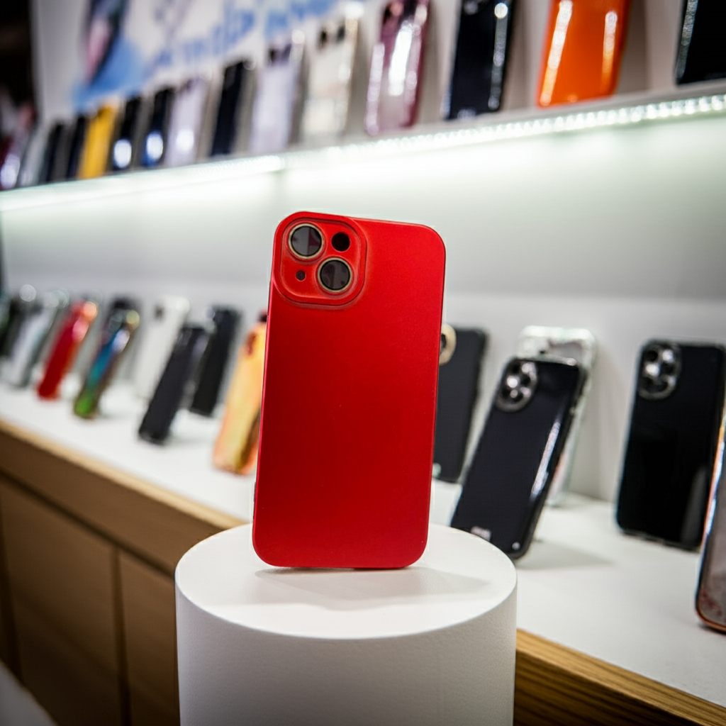 Cover colorata iPhone 14 rosso - Protezione elegante e resistente - MOKO