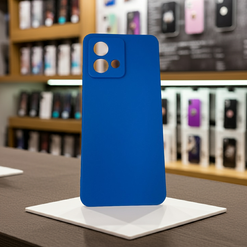 Cover Motorola G84 blu acceso - Protezione colorata e resistente - MOKO