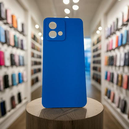 Cover Motorola G84 blu acceso - Protezione colorata e resistente - MOKO