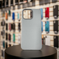 Cover colorato Iphone 14 Pro Max- grigio chiaro - MOKO