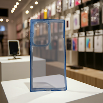 Cover trasparente Samsung Galaxy S24 ultra blu - MOKO