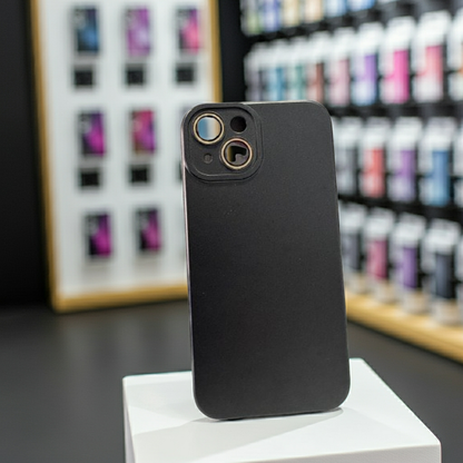 Cover colorata per iPhone 15 nero - Protezione elegante e stilsita - MOKO