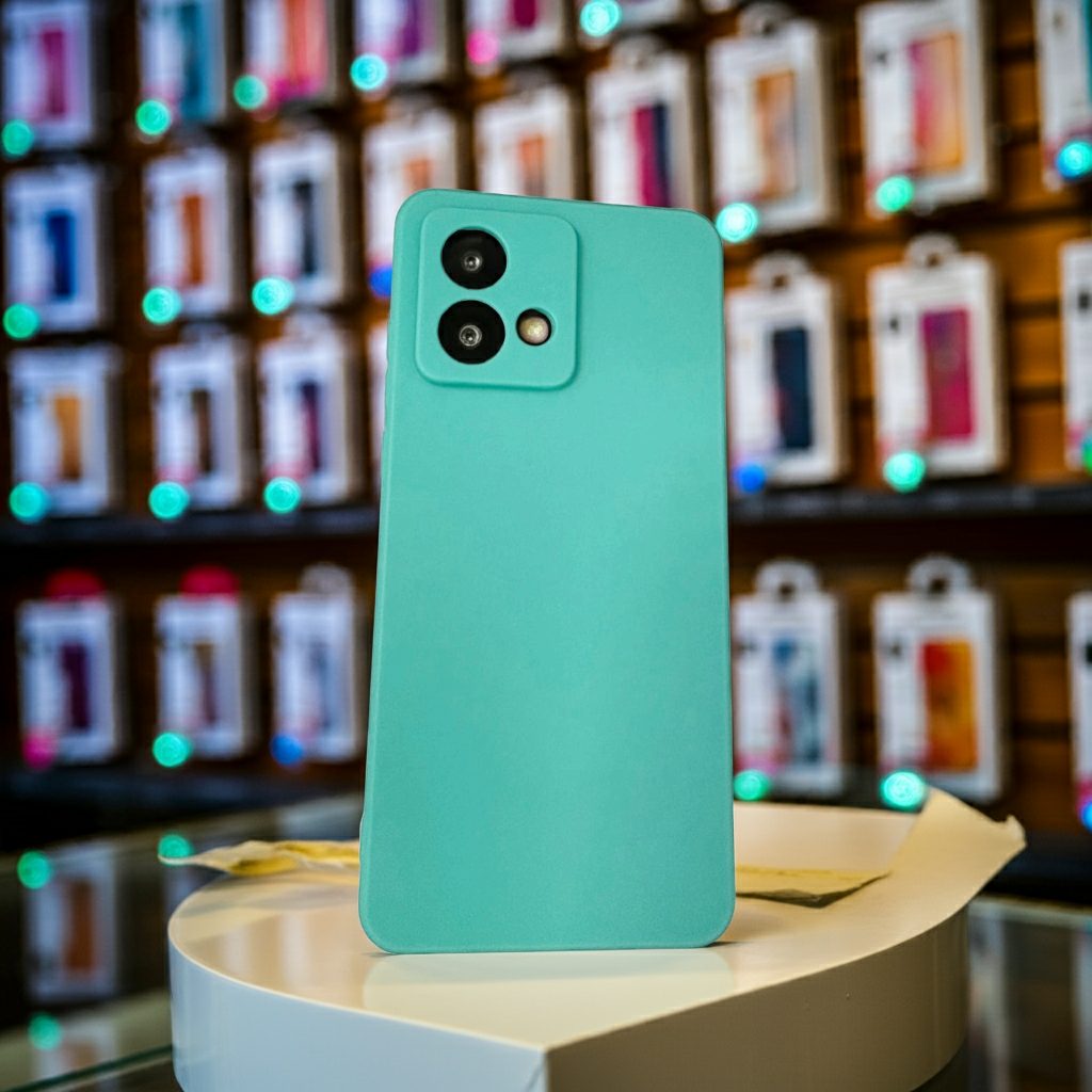 Cover Motorola G84 verde acqua - Protezione Colorata e Stile Unico - MOKO