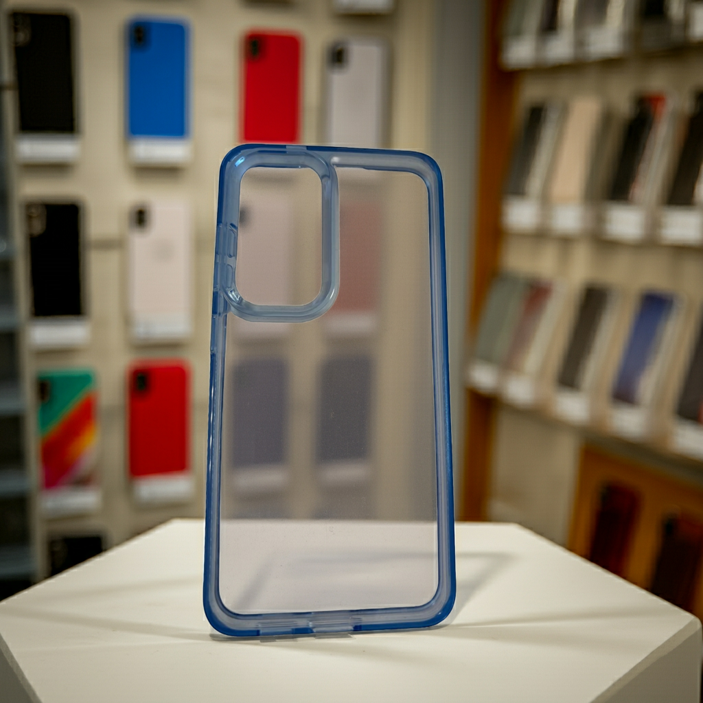 Cover trasparente Samsung Galaxy S24- blu - MOKO