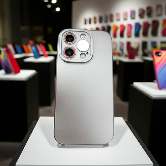 Cover iPhone 15 Pro argento - Elegante Protezione Colorata per il Tuo Smartphone - MOKO