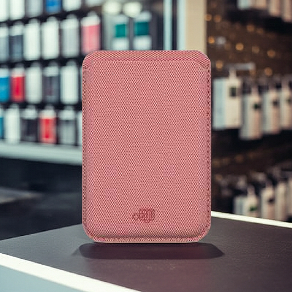 Portafoglio magnetico rosso jeans elegante e pratico - MOKO