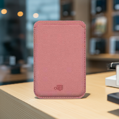 Portafoglio magnetico rosso jeans elegante e pratico - MOKO