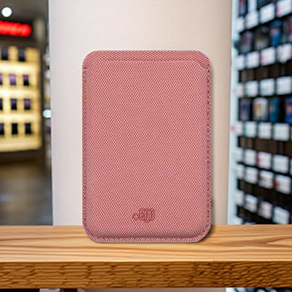 Portafoglio magnetico rosso jeans elegante e pratico - MOKO