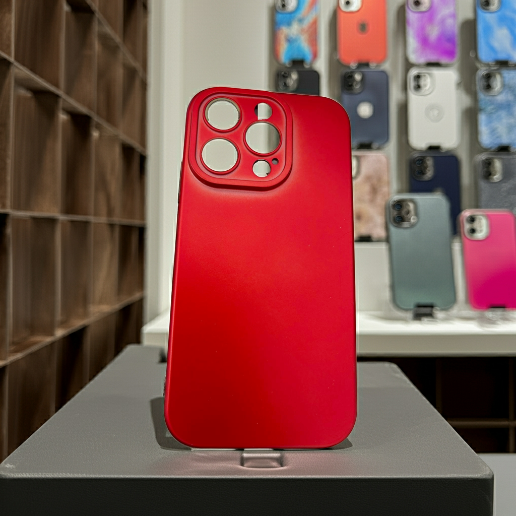 Cover iPhone 15 Pro rossa - Proteggi il tuo smartphone con stile - MOKO