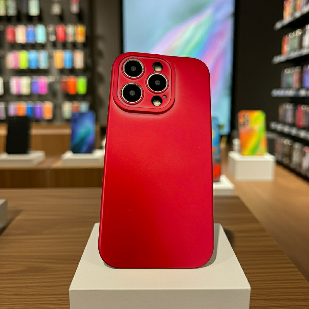 Cover iPhone 15 Pro rossa - Proteggi il tuo smartphone con stile - MOKO