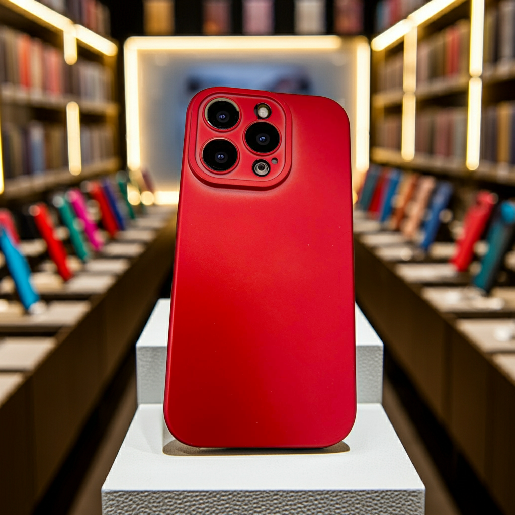 Cover iPhone 15 Pro rossa - Proteggi il tuo smartphone con stile - MOKO