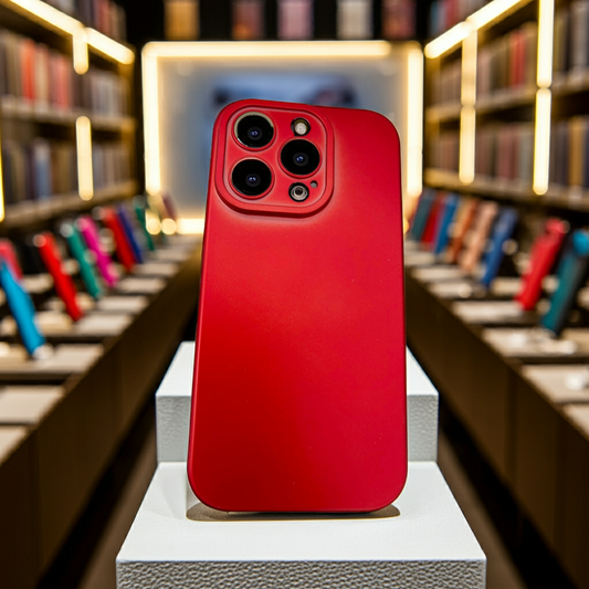 Cover iPhone 15 Pro rossa - Proteggi il tuo smartphone con stile - MOKO