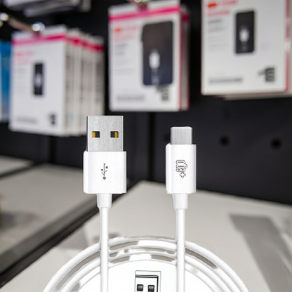 Cavo USB Type C 2 metri bianco per ricarica rapida - MOKO
