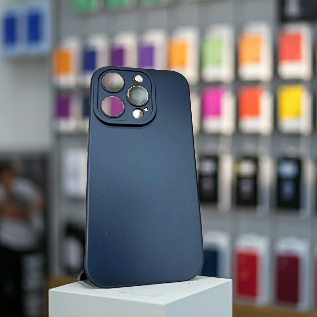 Cover iPhone 14 Pro Max blu - Stile e Protezione Elegante - MOKO