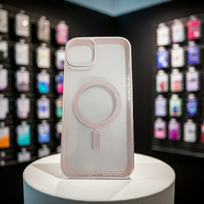 Cover trasparente magsafe Iphone 14 plus- rosa - MOKO